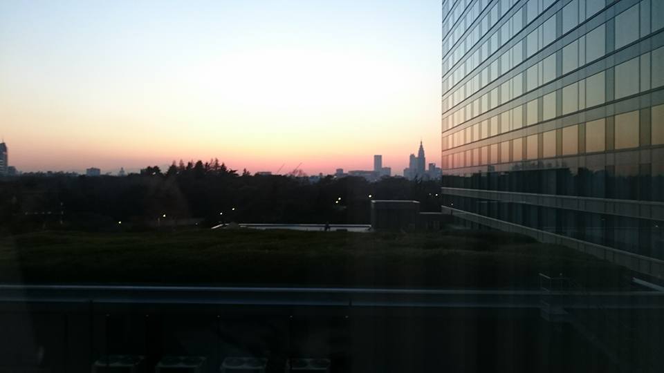 Sunset in tokyo